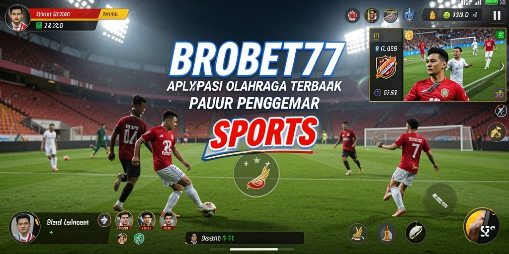 Tampilan menarik dari gameplay olahraga di BROBET77.