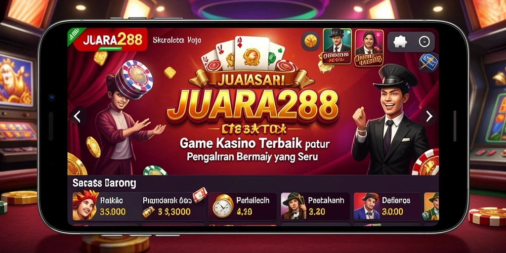 Tampilan gameplay JUARA288 yang menarik dalam permainan Kasino.