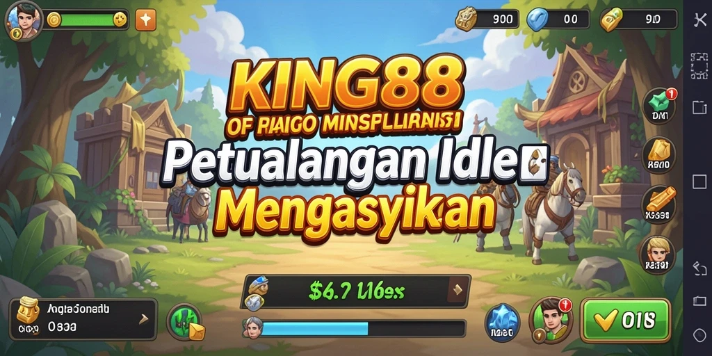 Proses gameplay menarik di KING88 dengan karakter yang unik dan menghibur.